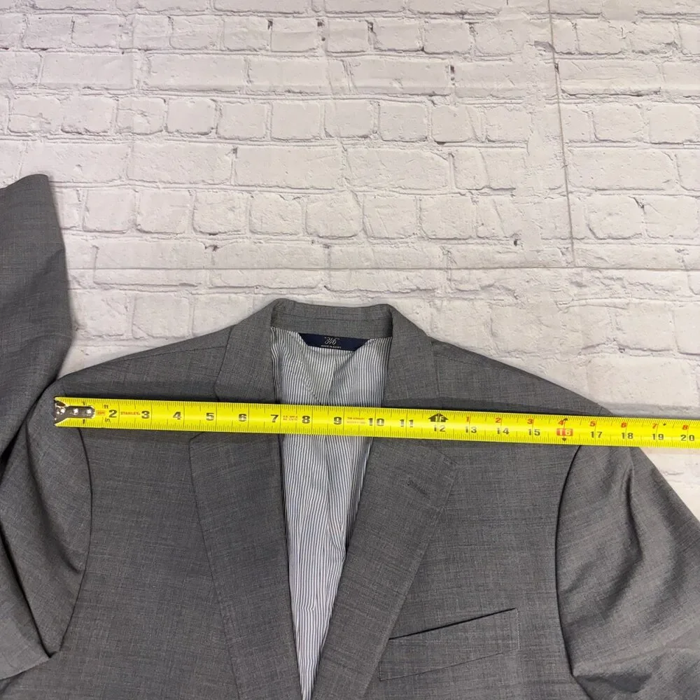 Brook Brothers Explorer Fitzgerald Fit Blazer Jacket Size 43L Wool Blend C085 27